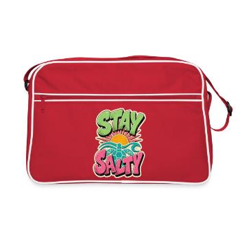 Stay Salty Surf Retro - Retro Bag - red/white - Front
