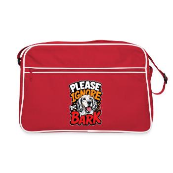 Setter anglais - Sac Retro - rouge/blanc - Devant