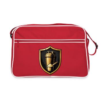 Golden Shaker Shield - Retro Bag - red/white - Front