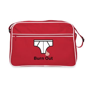 Burn(e) Out - Sac Retro - rouge/blanc - Devant