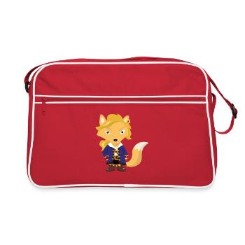 Fox Guybrush - Retro Bag - red/white - Front