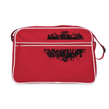 office of 2 - Retro Tasche - Rot/Weiß - Vorne