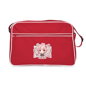 Pastel Kawaii City Girl - Retro Bag - red/white - Front