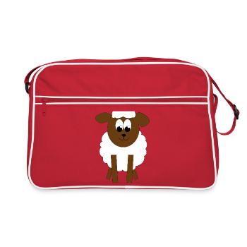 mouton - Sac Retro - rouge/blanc - Devant