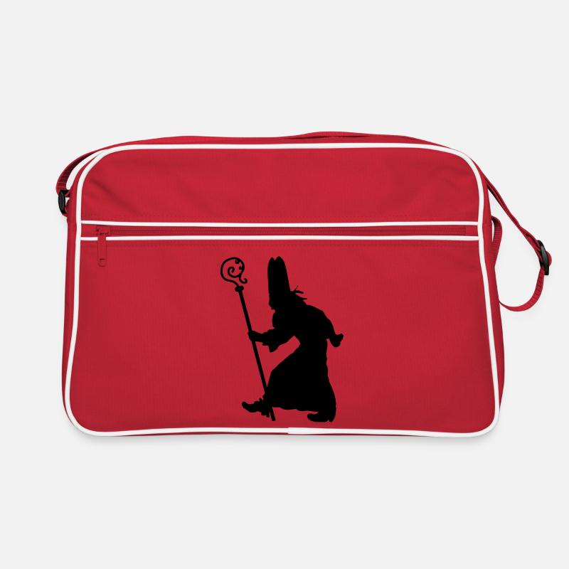 Sinterklaas mit Personal Retro Tasche