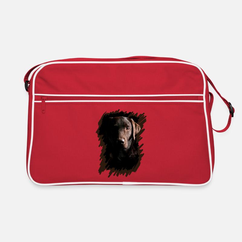 Labrador - Sac Retro - rouge/blanc