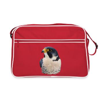 Faucon pèlerin - Sac Retro - rouge/blanc - Devant