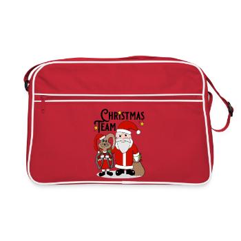 Équipe de Noël - Sac Retro - rouge/blanc - Devant