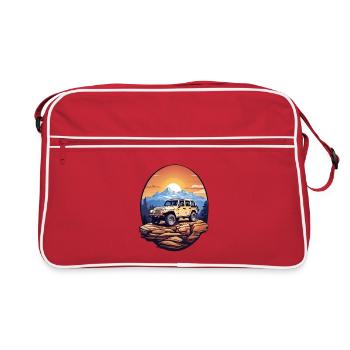 Véhicule tout-terrain 4x4 - Sac Retro - rouge/blanc - Devant