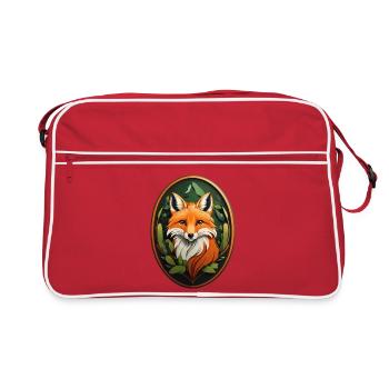 Red fox - Retro Bag - red/white - Front