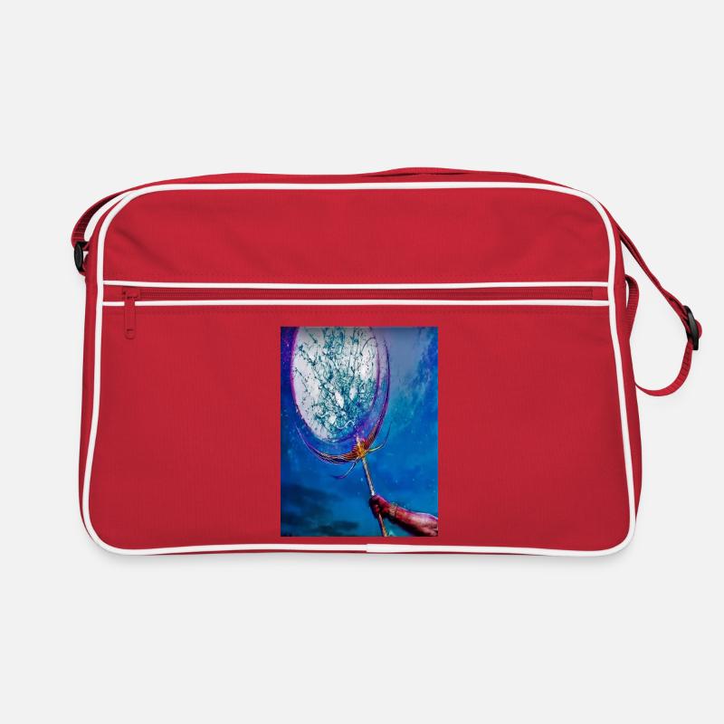 Blauer Traumfänger Netz Retro Tasche