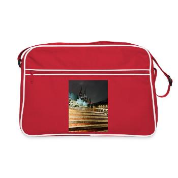 Cologne Cathedral - Retro Bag - red/white - Front