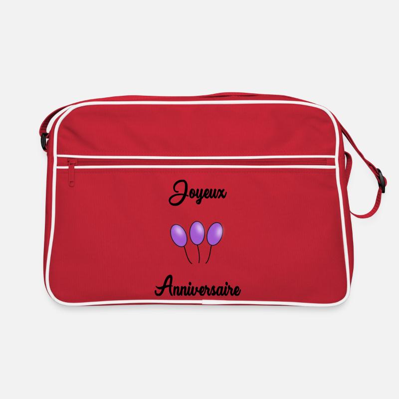 ALLES GUTE ZUM GEBURTSTAG Retro Tasche
