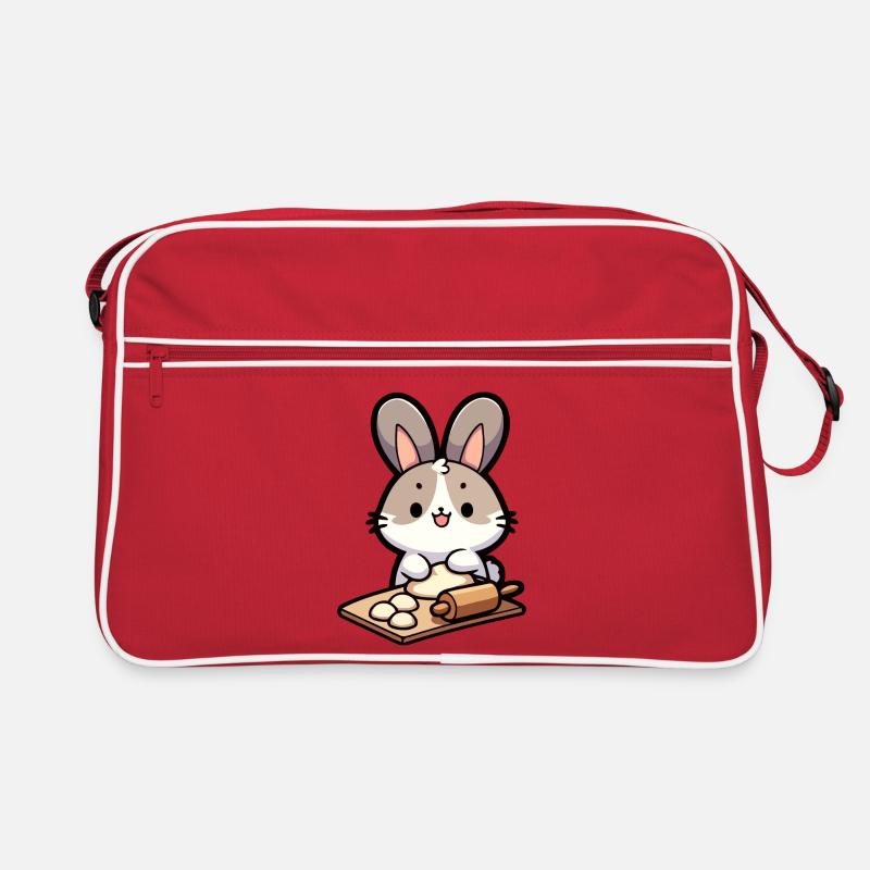 Bunny Baker: Der Teig-Delighter Retro Tasche