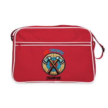 Hache à lancer une hache Sport Design - Sac Retro - rouge/blanc - Devant