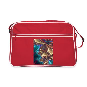 Abstract - Retro Bag - red/white - Front
