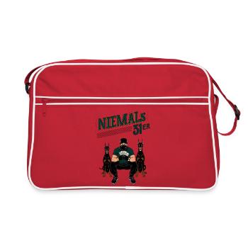 Jamais 31 - Sac Retro - rouge/blanc - Devant