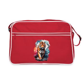 du tigre - Sac Retro - rouge/blanc - Devant