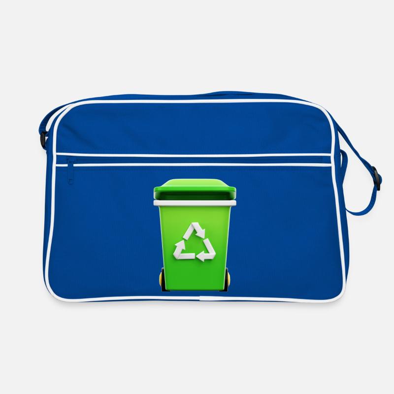 Recycling, bin, selective sorting Retro Bag