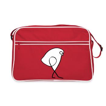 Sparrow - Retro Bag - red/white - Front