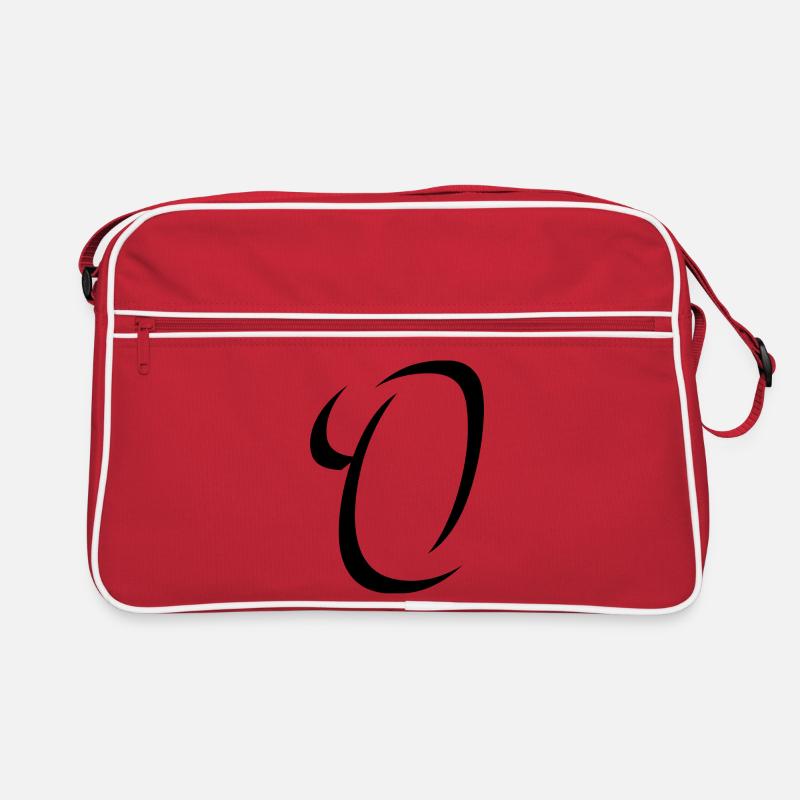 Letter O, Name, der Buchstabe O Retro Tasche