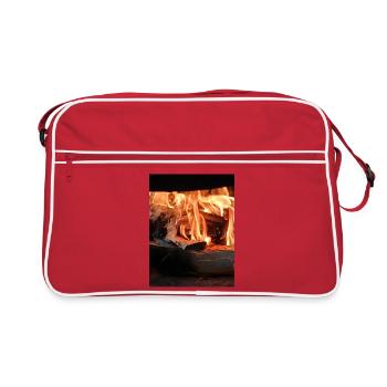 Flamme suspendue Flamme - Sac Retro - rouge/blanc - Devant