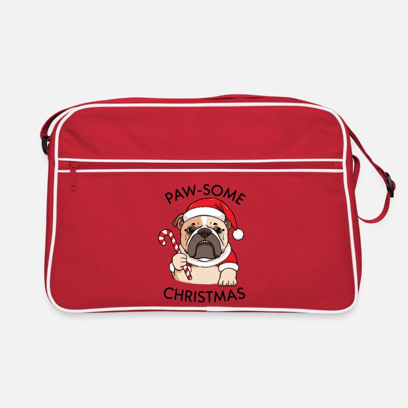 Noël – Grumpy Bulldog Sac Retro