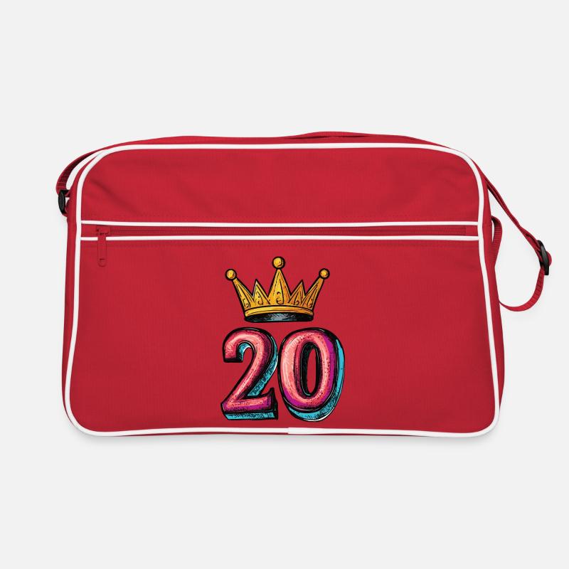 Couronne numéro 20 Sac Retro