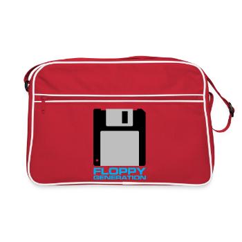 Floppy Generation 3.5 - Retro Bag - red/white - Front