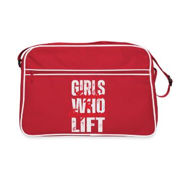Inspirer et autonomiser les filles - Sac Retro - rouge/blanc - Devant