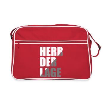 Master of the situation - Retro Bag - red/white - Front