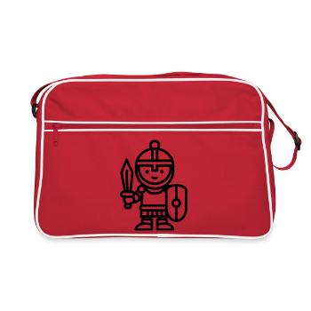 guerrier - Sac Retro - rouge/blanc - Devant