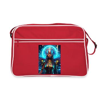 Isis – Goddess of Magic - Retro Bag - red/white - Front