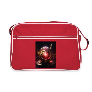 Root Chakra – Muladhara: Fire of the Earth - Retro Bag - red/white - Front