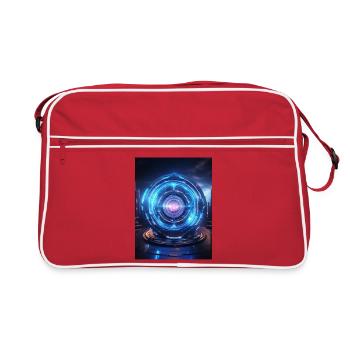Throat Chakra – Vishuddha: Voice of the Spirit - Retro Bag - red/white - Front