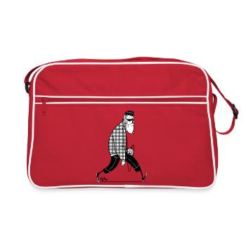hipster - Retro Bag - red/white - Front