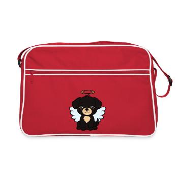 Chien - Sac Retro - rouge/blanc - Devant