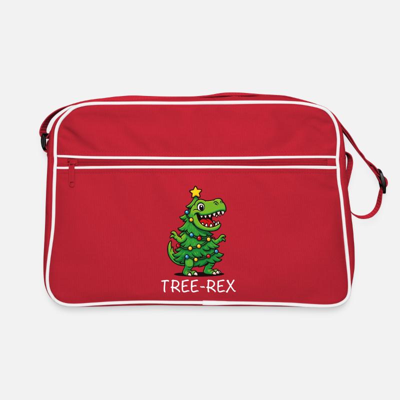 Tree Rex – Noël drôle de dinosaure Sac Retro