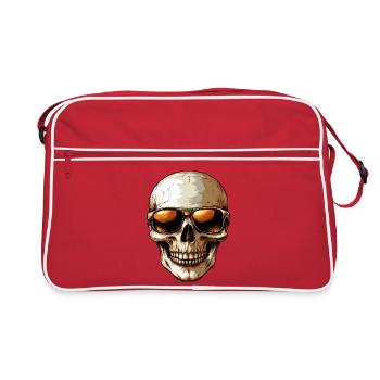 Crâne chic - Sac Retro - rouge/blanc - Devant