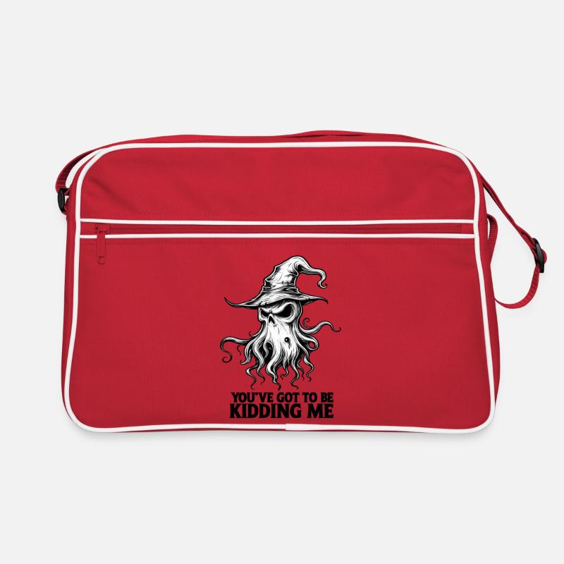 Witchy Ghost Octopus – Funny Spooky Halloween Art Retro Bag