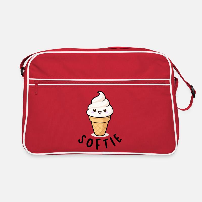 Softie Softeis Lover Eiscreme Icon Geschenk Retro Tasche