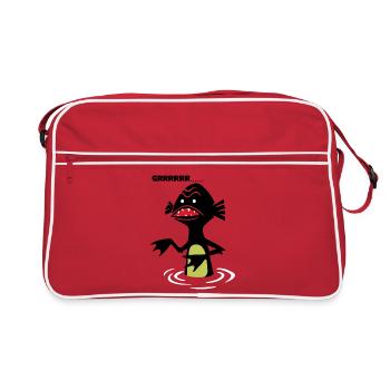 Monstre d’Eau - Sac Retro - rouge/blanc - Devant