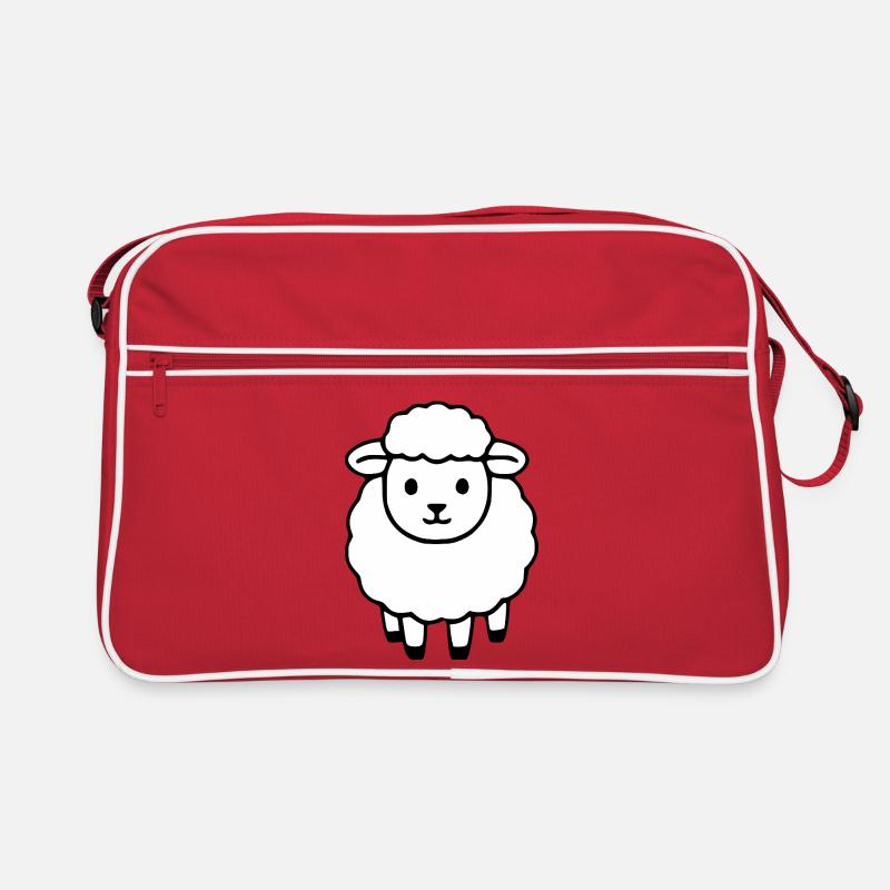 Schaf Schäfchen Lamm Retro Tasche