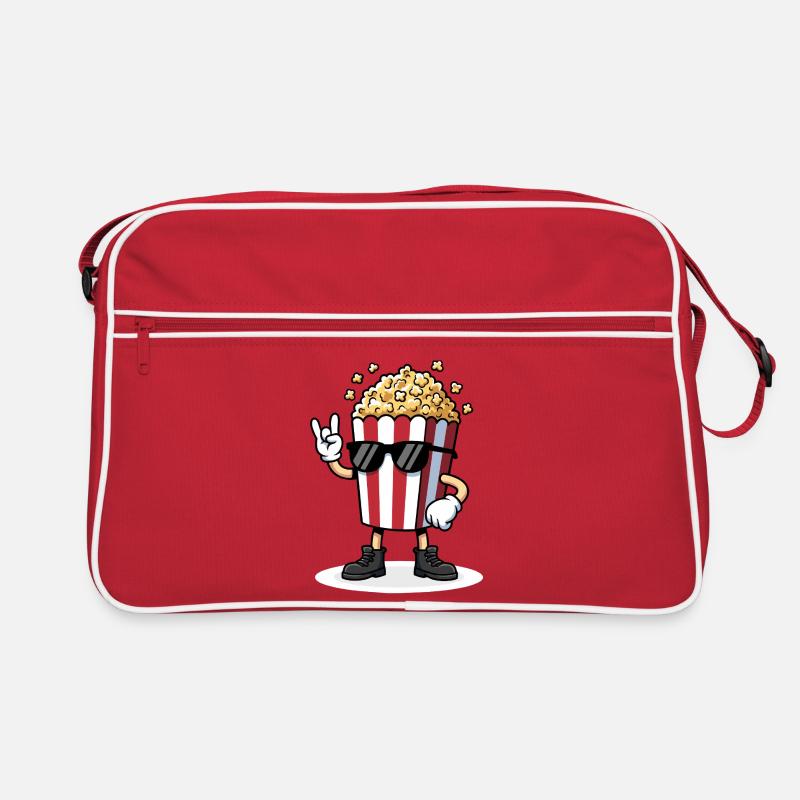 Popcorn Kostüm Karneval Rock Musik Retro Tasche