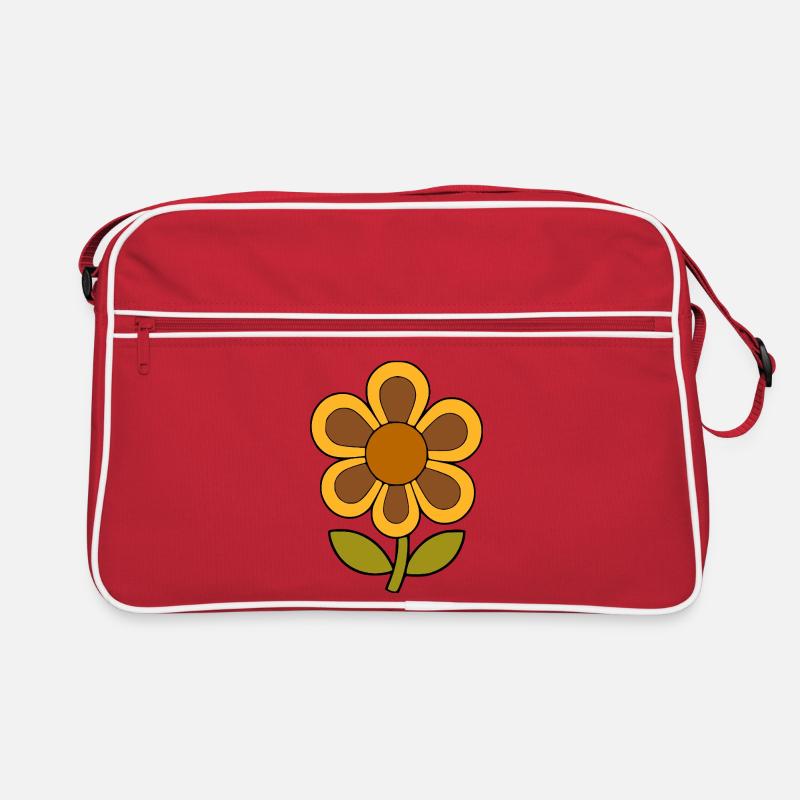 70s Flower Pattern Retro Retro Bag