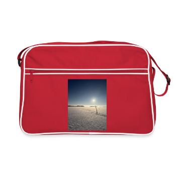 Matin d’hiver sur le lac Saimaa - Sac Retro - rouge/blanc - Devant