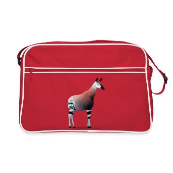 Okapi - Retro Bag - red/white - Front
