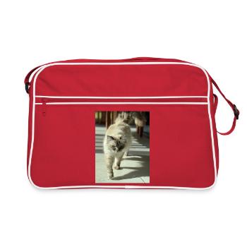 Chat Pau-Soleil - Sac Retro - rouge/blanc - Devant