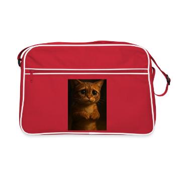 Mignon chaton - Sac Retro - rouge/blanc - Devant