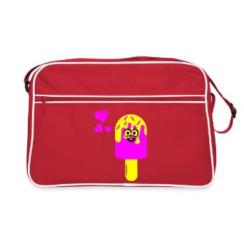 Eis Eiscreme - Retro Bag - red/white - Front